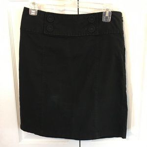 Ann Taylor Black Mini skirt Sz 2